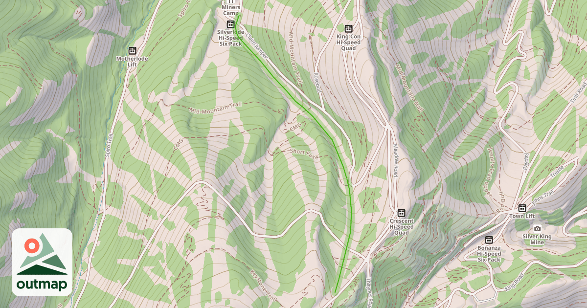 Map of Claim Jumper