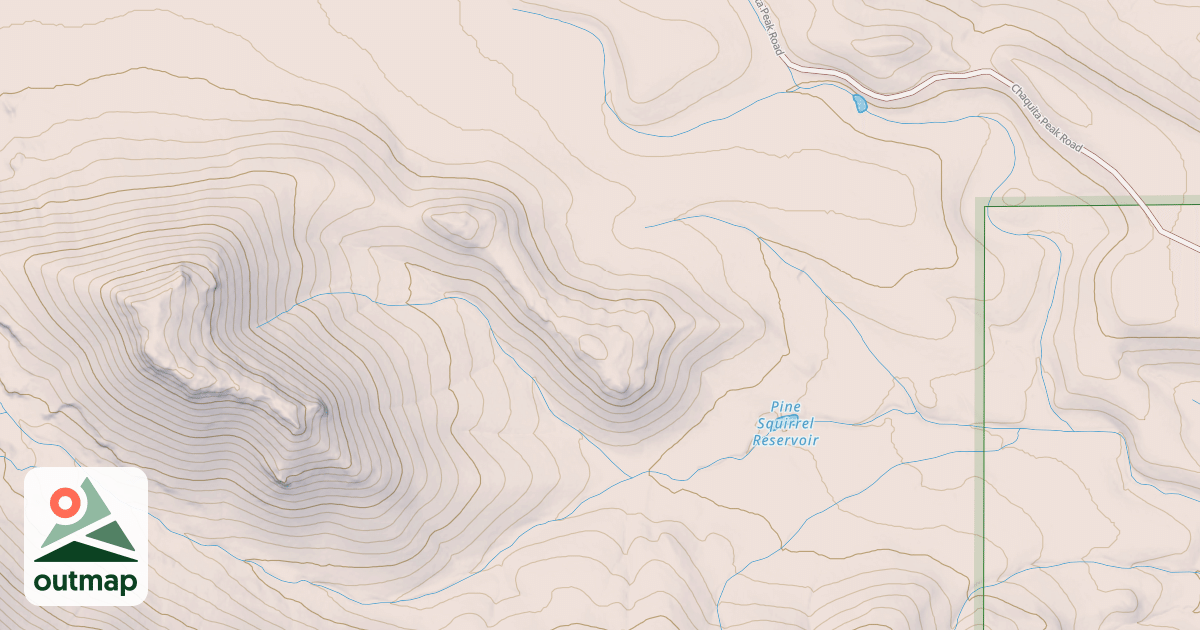 Map of Chaquita Peak Trail