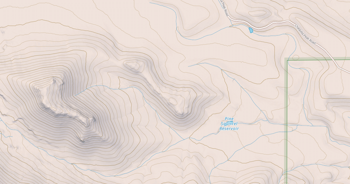Map preview of Chaquita Peak Trail
