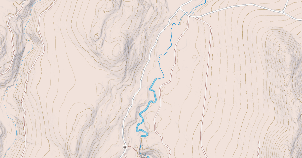 Map preview of Garfield Falls Rd