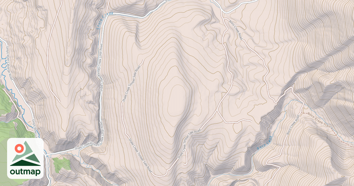 Map of SHALE CREEK TS