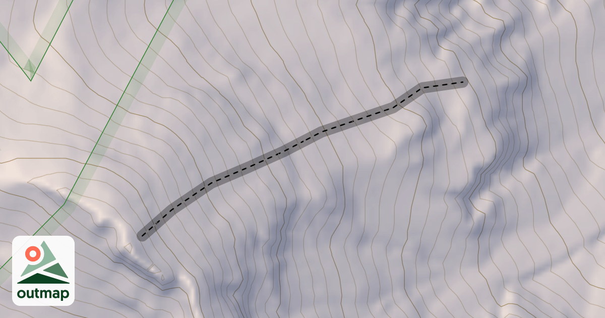 Map of Hanging Valley