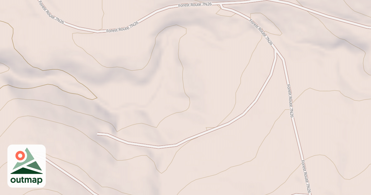 Map of USFS Motor Vehicle Use Map Trails 323315010602