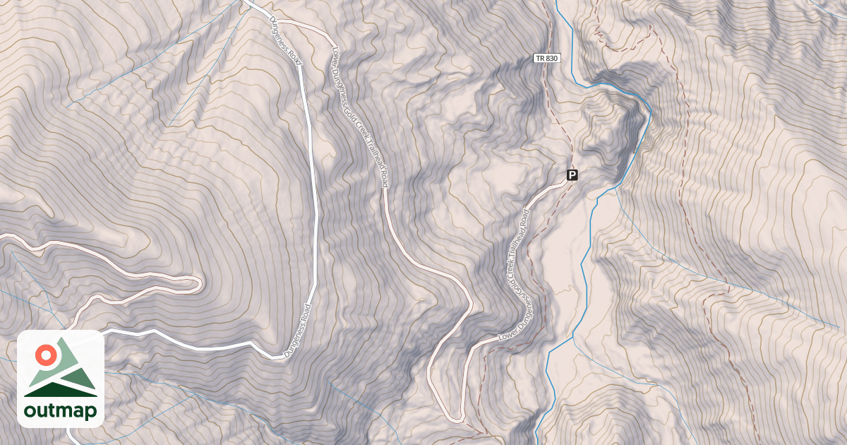 Map of GOLD CREEK TH