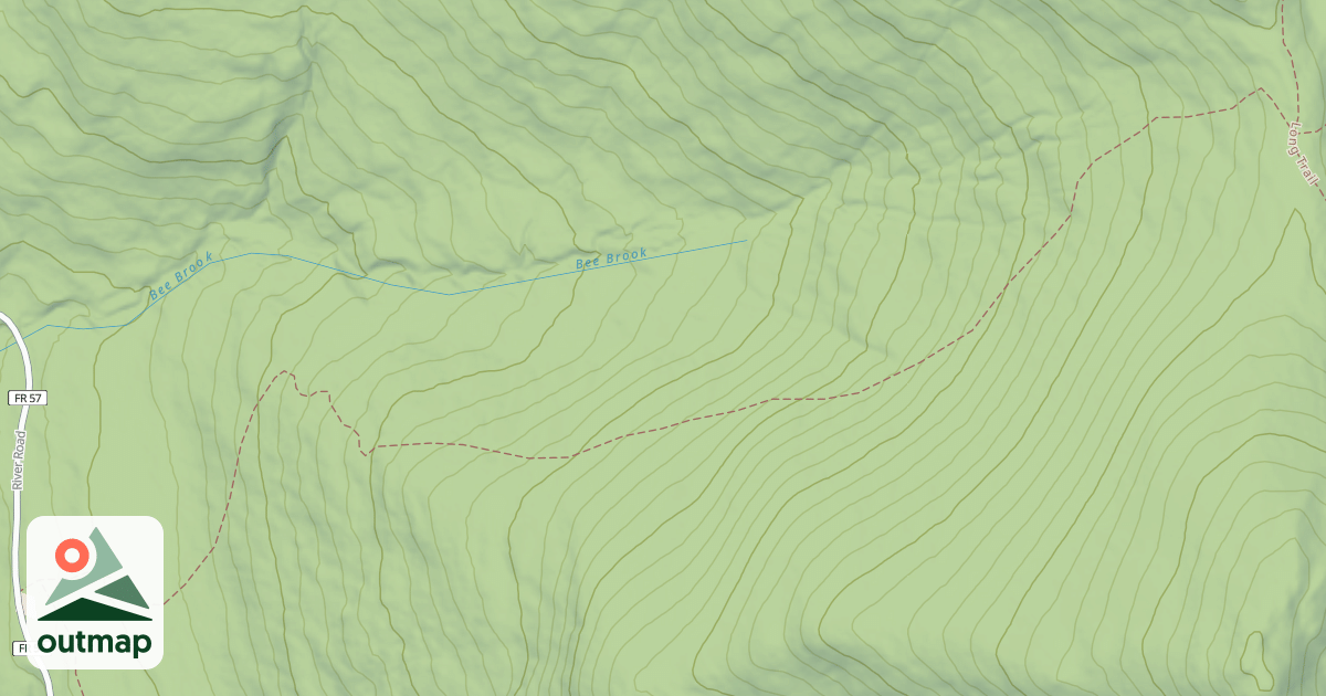Map of Bloodroot Gap