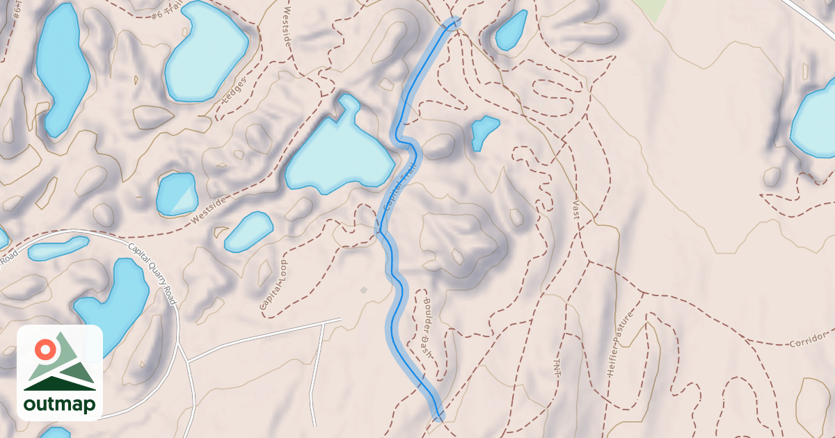 Map of Capital Trail