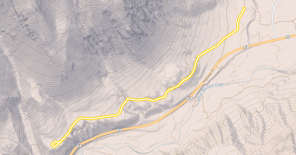 Map preview of Doe Canyon