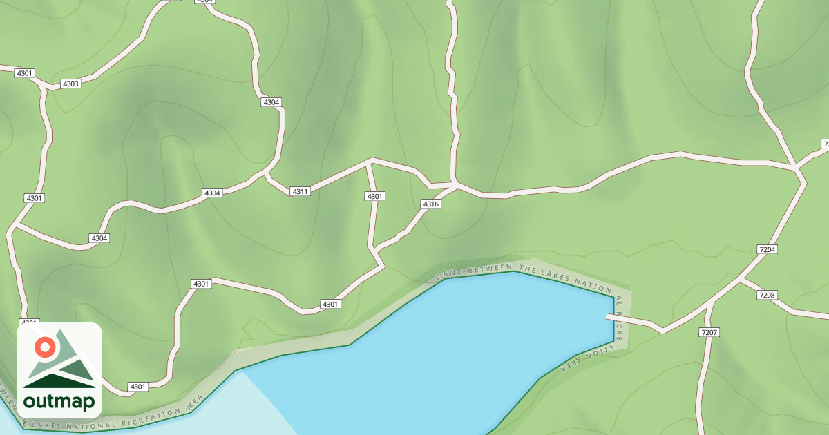 Map of USFS Motor Vehicle Use Map Trails 19135