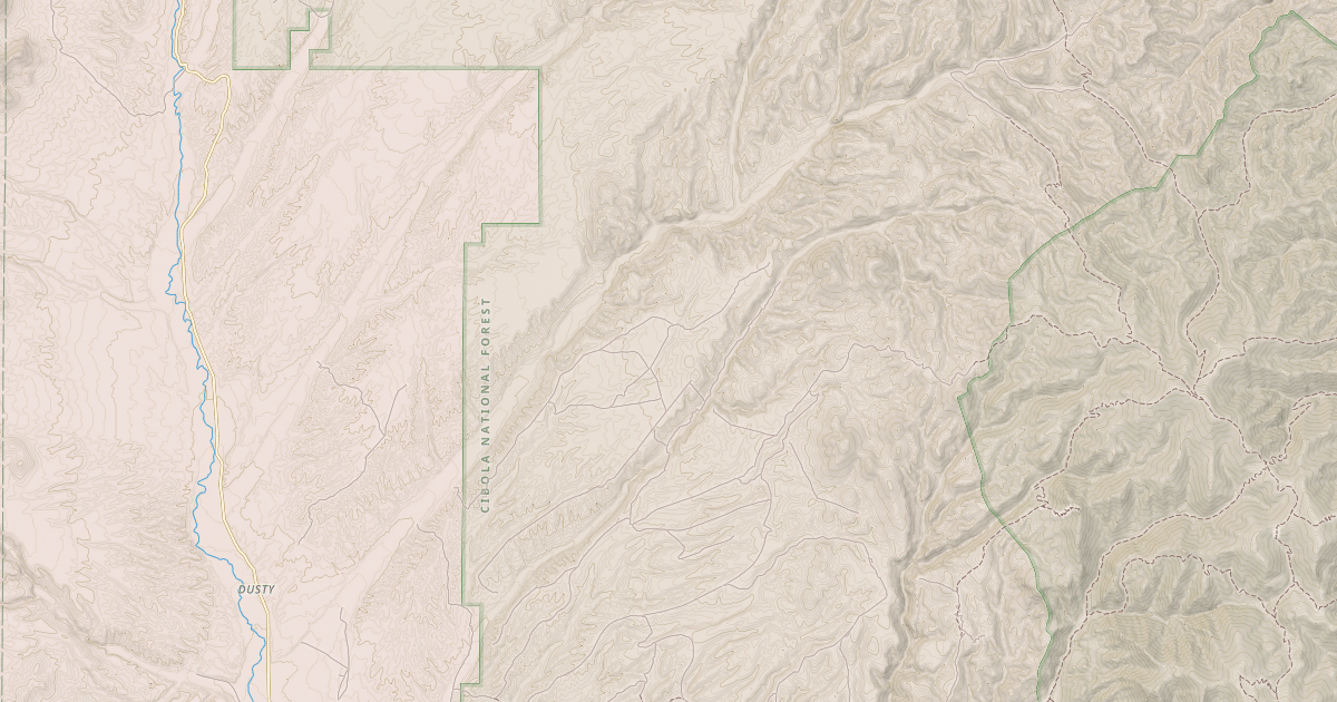 Map preview of WEST RED CANYON