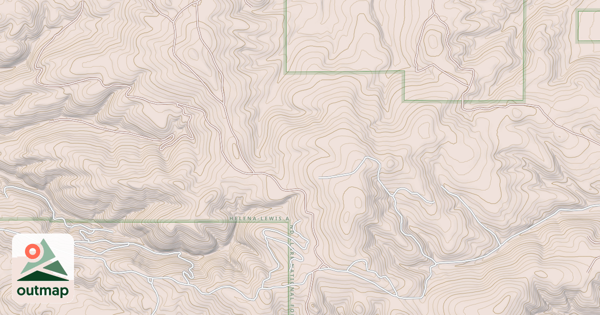 Map of MILLER GULCH