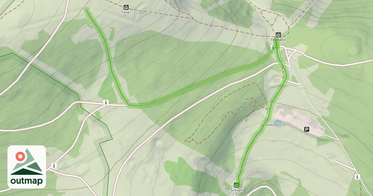 Map of La Schantz