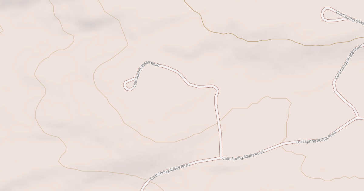 Map preview of COLD SPRING 80469