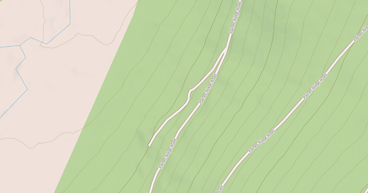 Map preview of PAINES RIDGE SPUR
