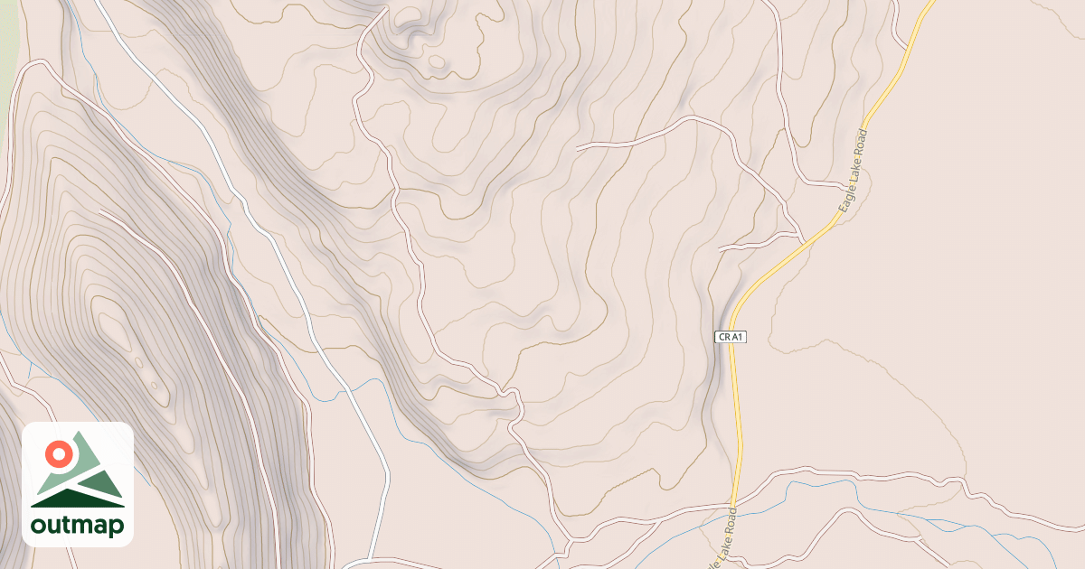 Map of CAVE RIDGE