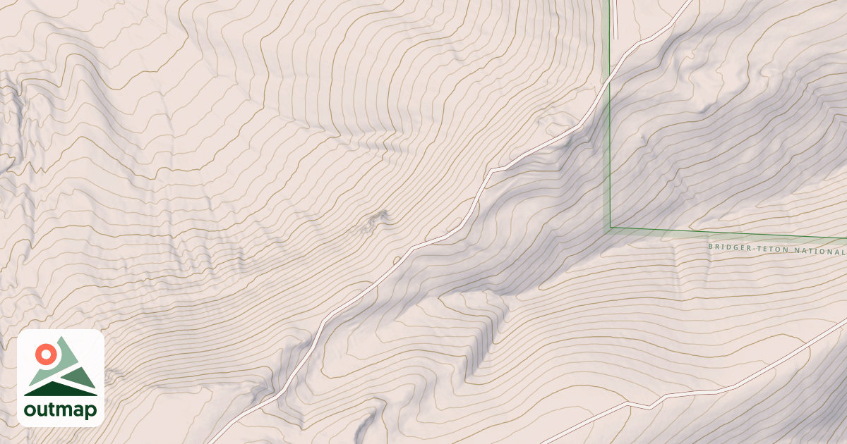 Map of DEADLINE RIDGE