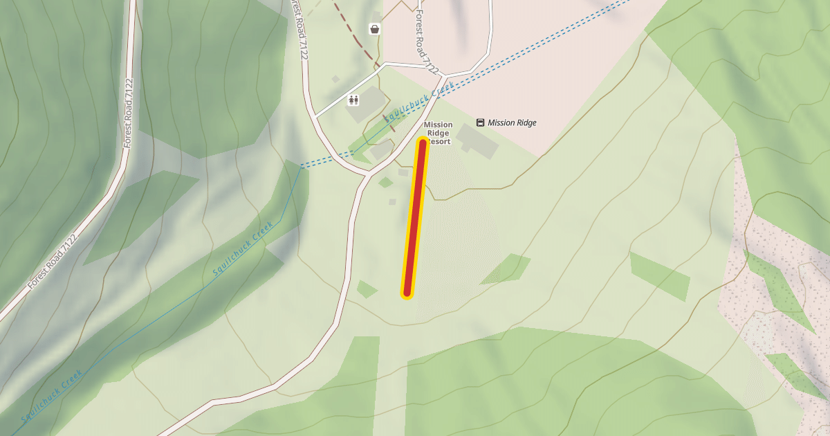 Map preview of Pika Peak Rope Tow