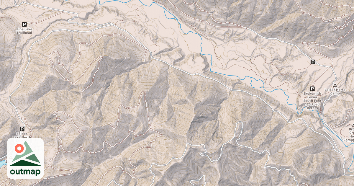 Map of SKOK WYNOOCHEE CROSSOVER