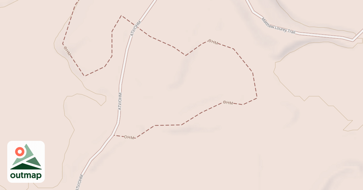 Map of Straight Arrows Trail