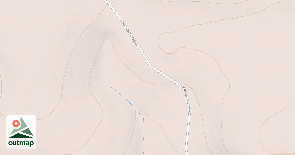 Map of Table Mountain Sled Trail