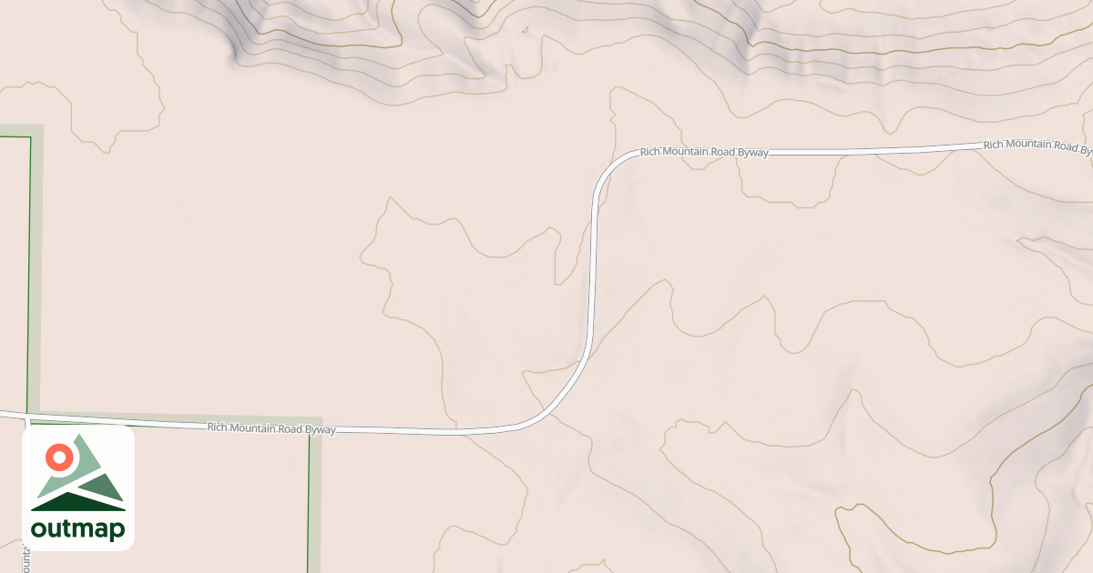 Map of RICH MTN BY WAY