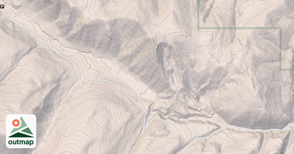 Map of BEAR VALLEY CREEK