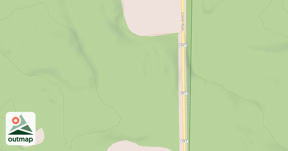 Map of HARRIET LAKE SPUR C