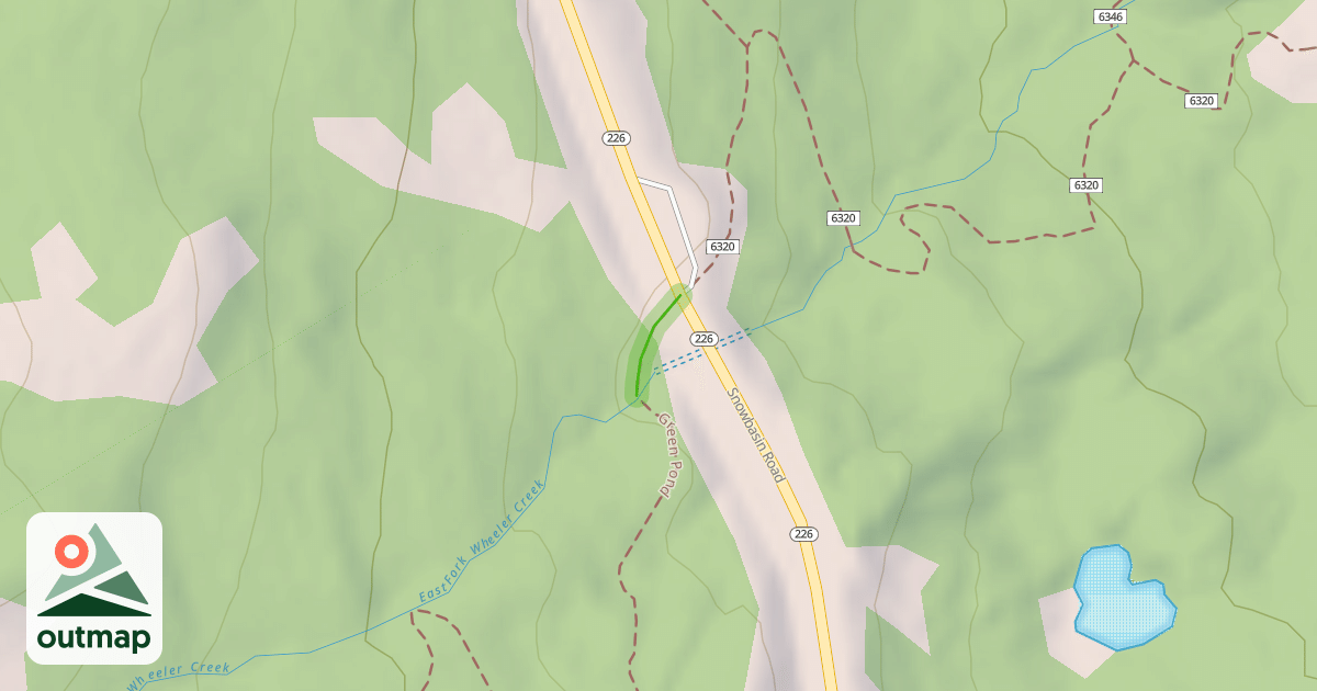 Map of Green Pond