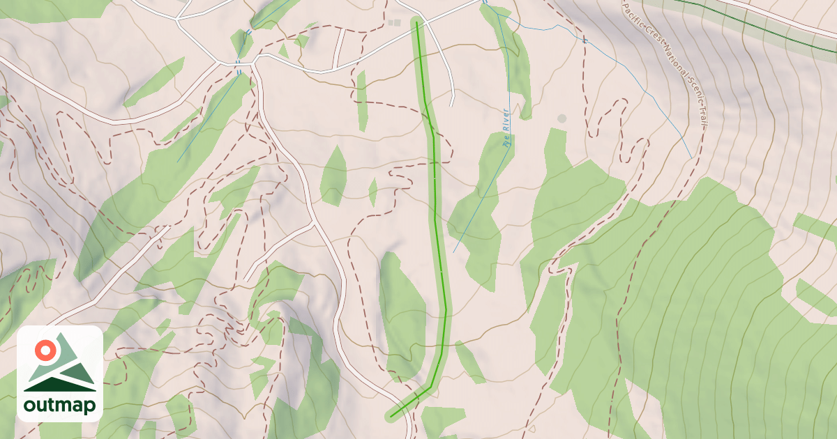 Map of Tye Creek