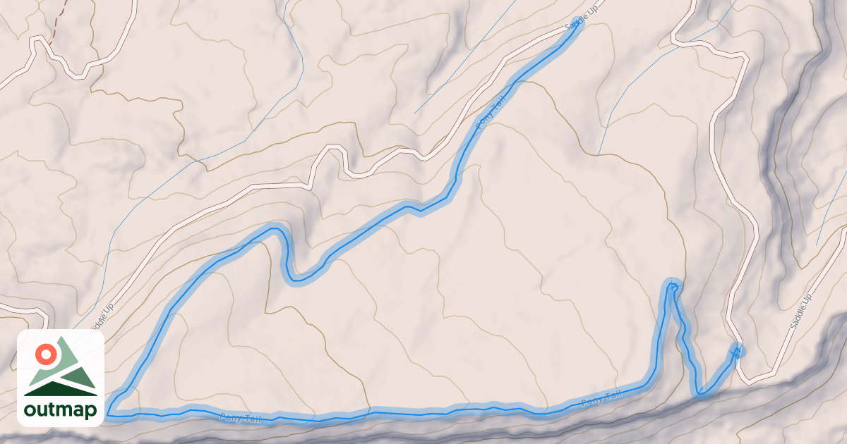 Map of Pony Tail