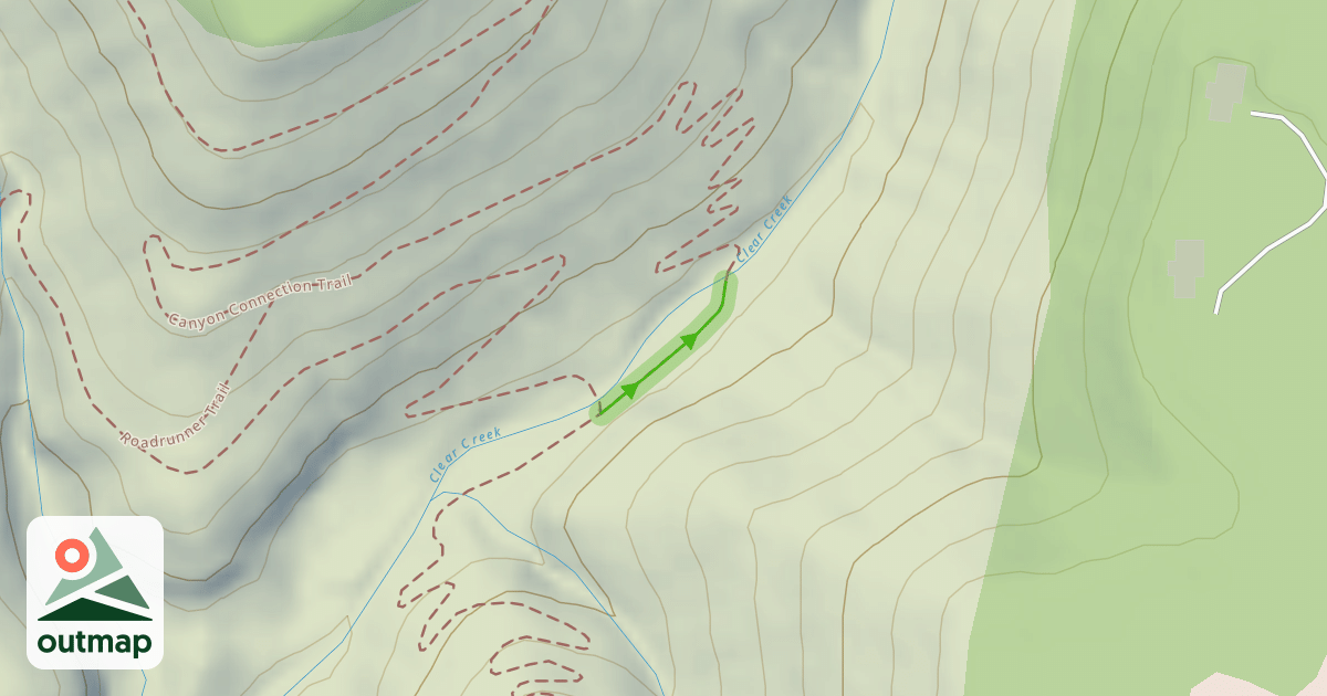 Map of Canyon Connection Trail