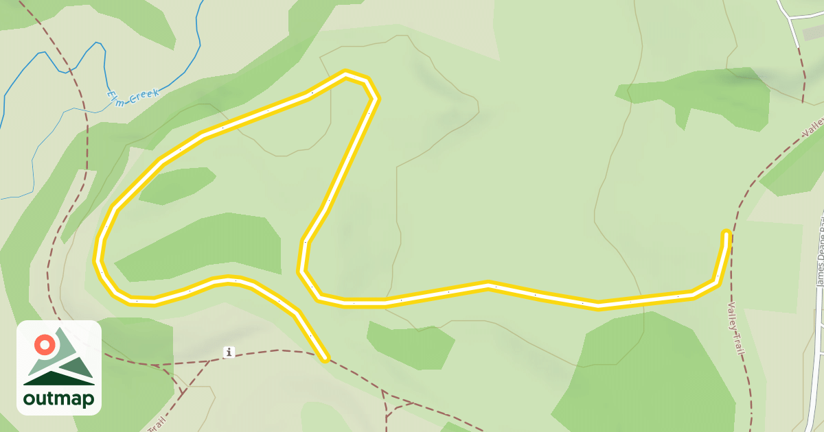 Map of Valley Trail