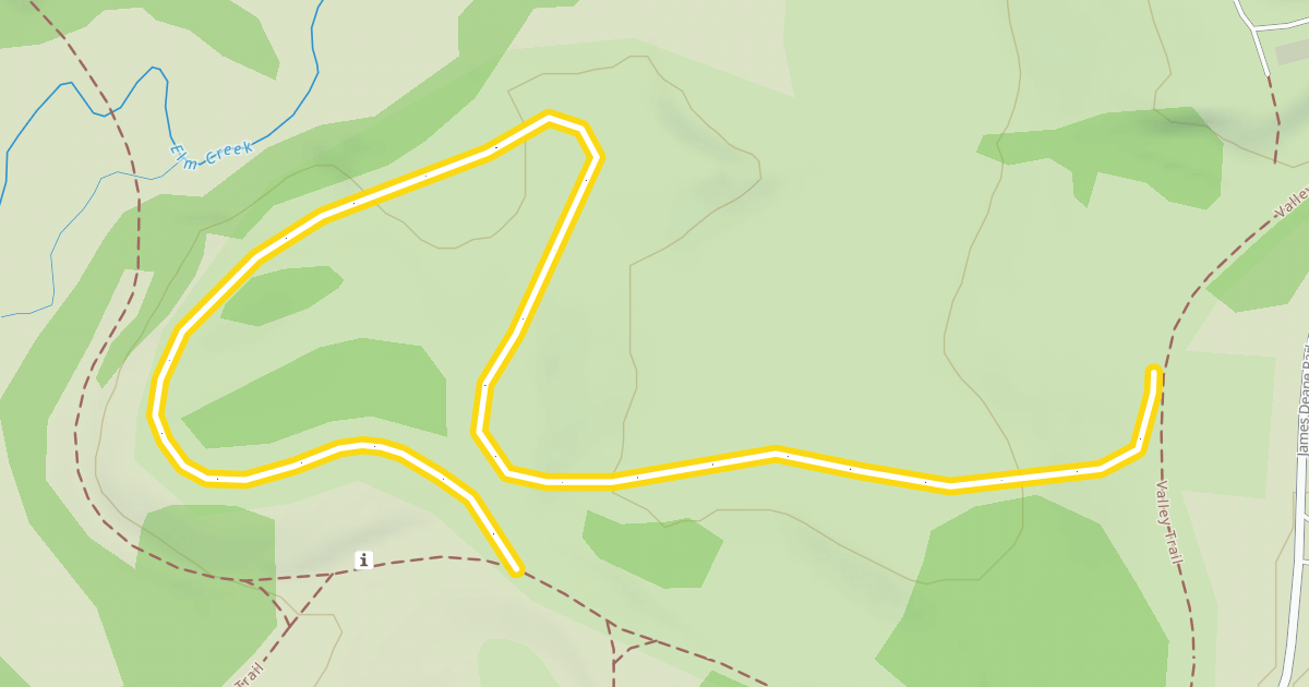 Map preview of Valley Trail
