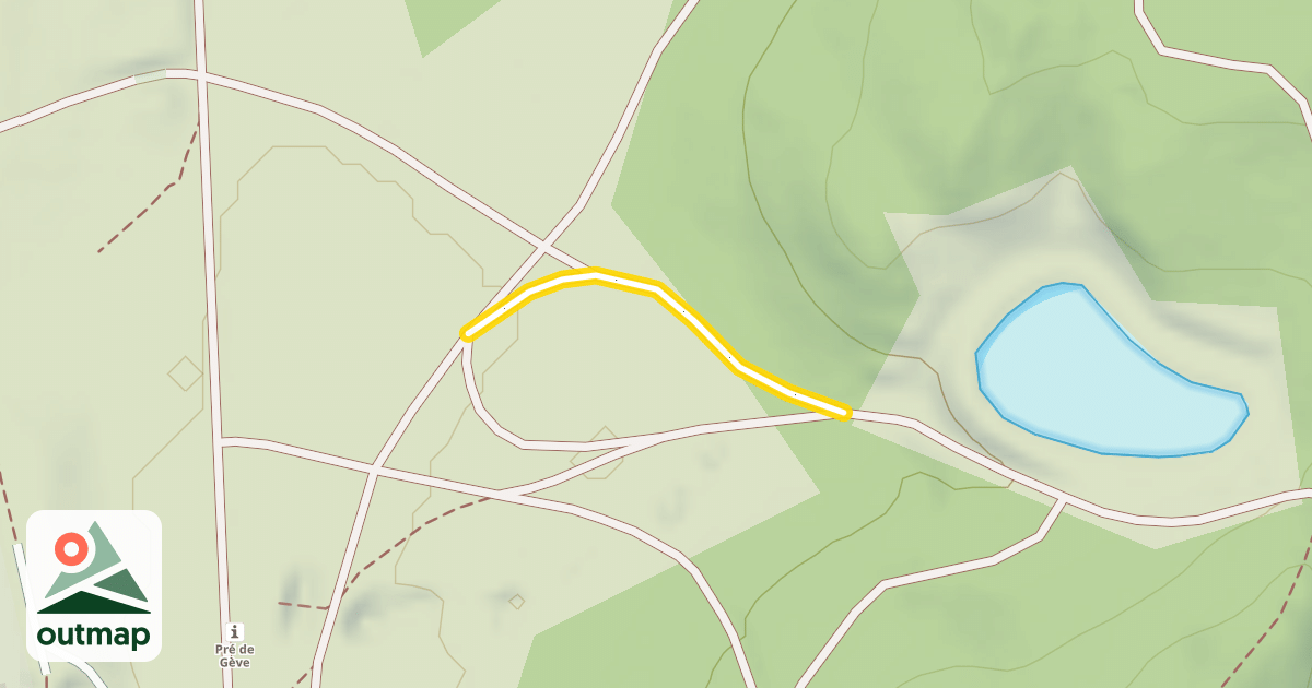 Map of Descente du lac