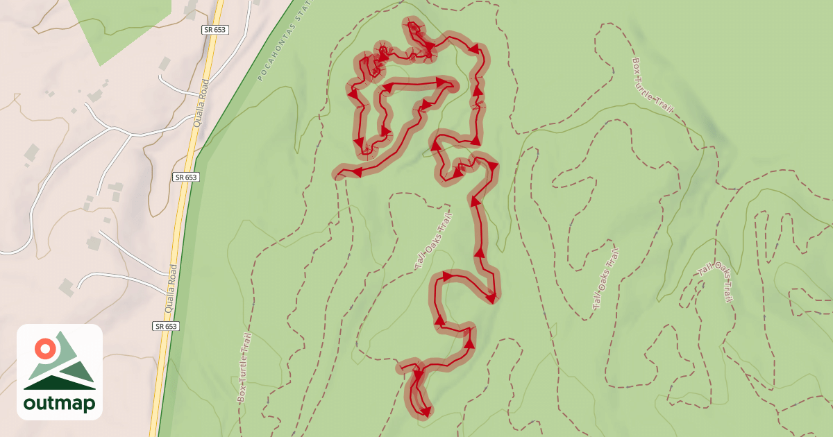 Map of 'Lil West Virginia