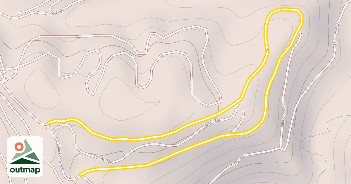 Map of Hanging Valley Connector
