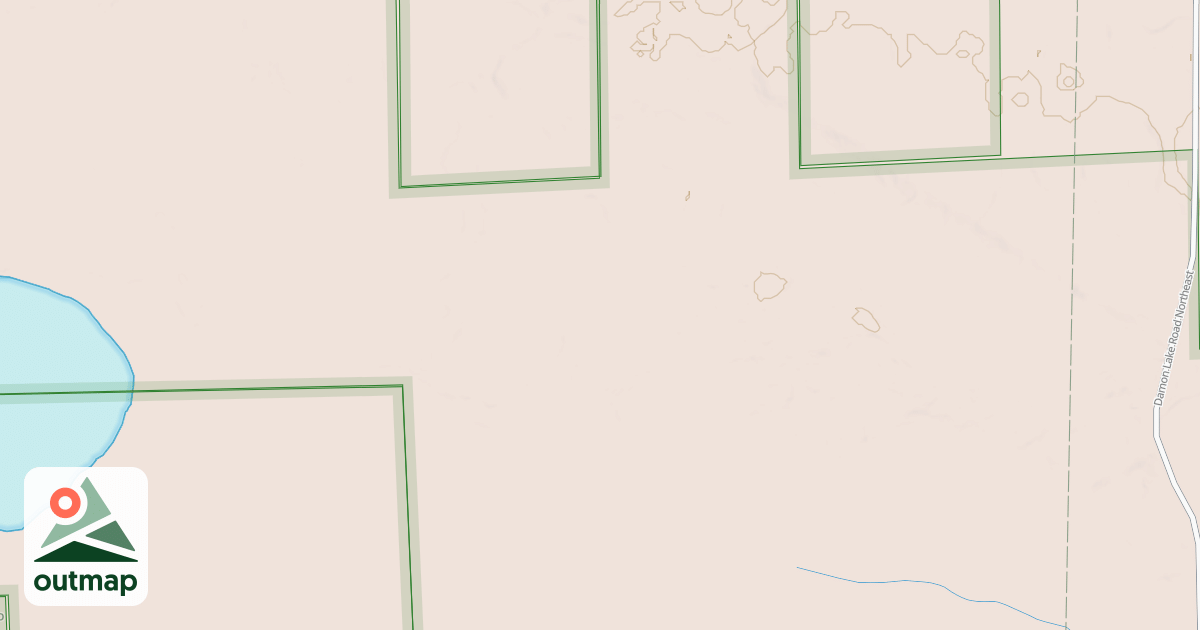 Map of GIMMER LAKE ROAD
