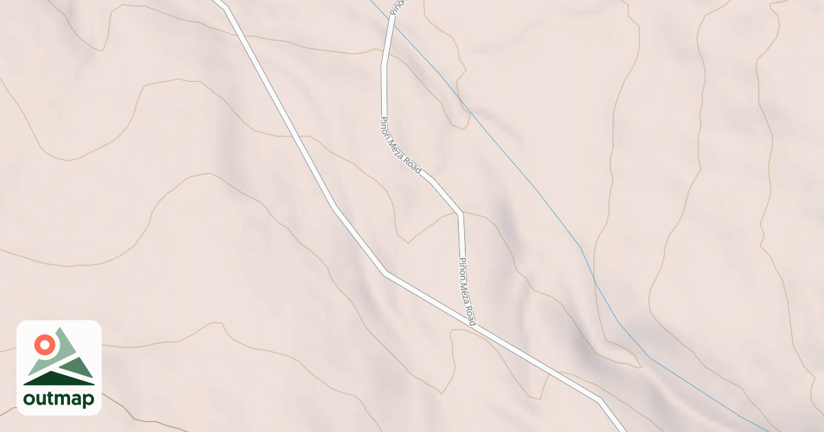 Map of PINON MEZA