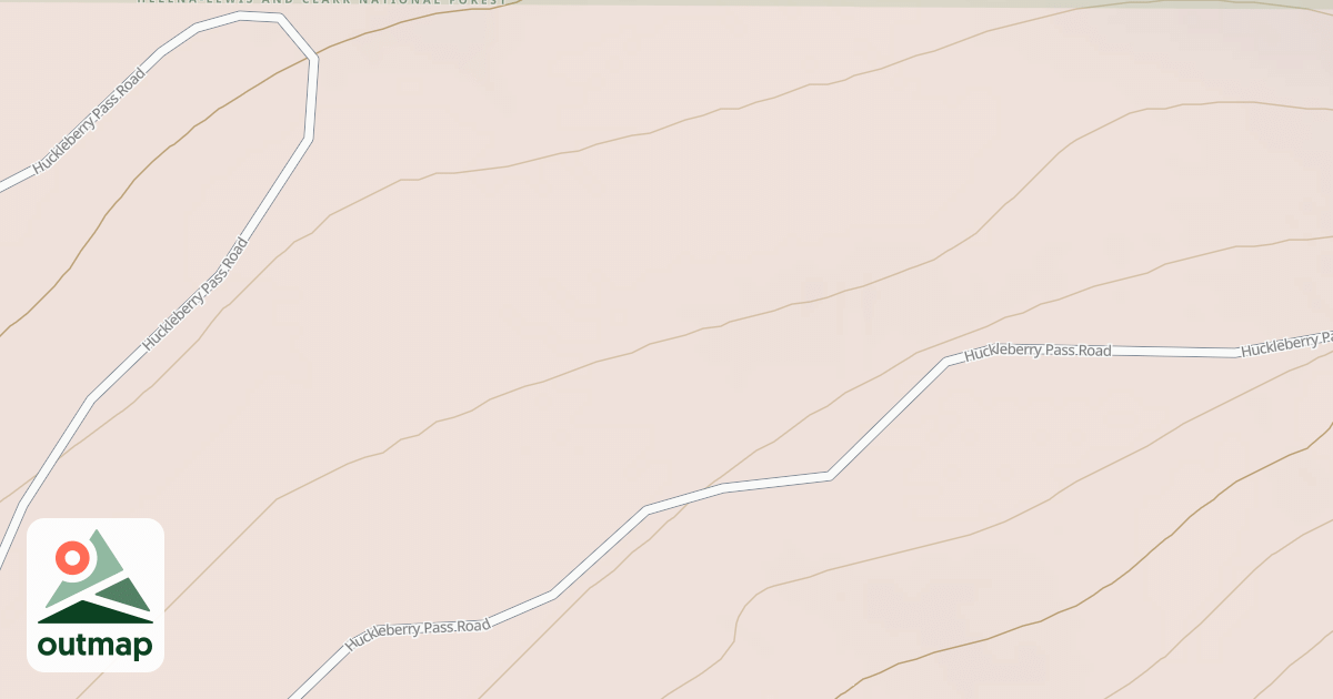 Map of MEADOW CREEK TRAILHEAD