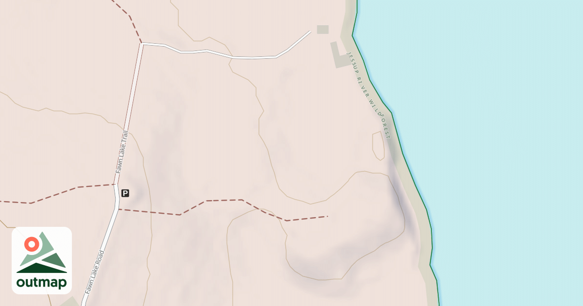 Map of Fawn Lake Trail