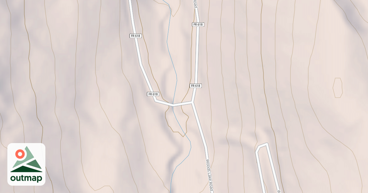 Map of FALL CREEK