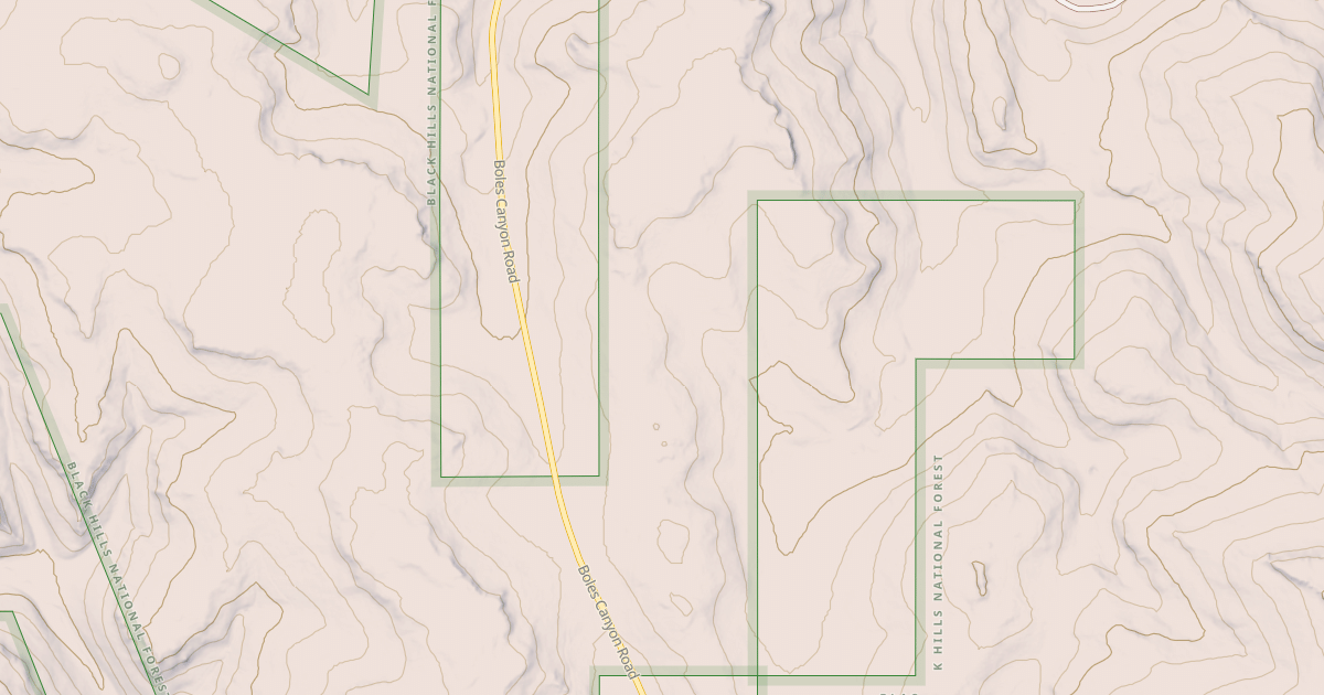 Map preview of BOLES CANYON BR 6A