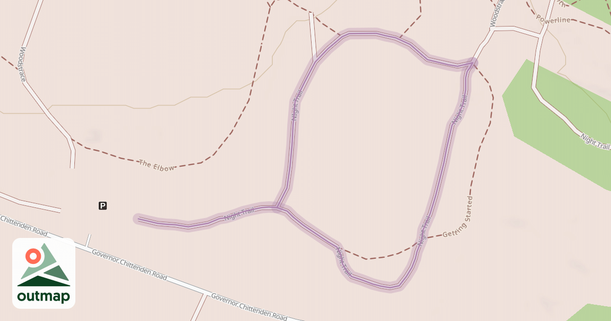 Map of Night Trail