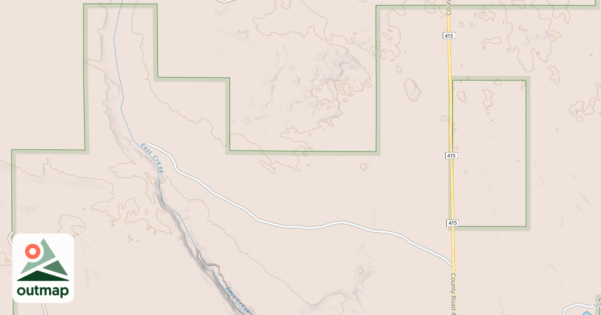 Map of Silver Creek Trail