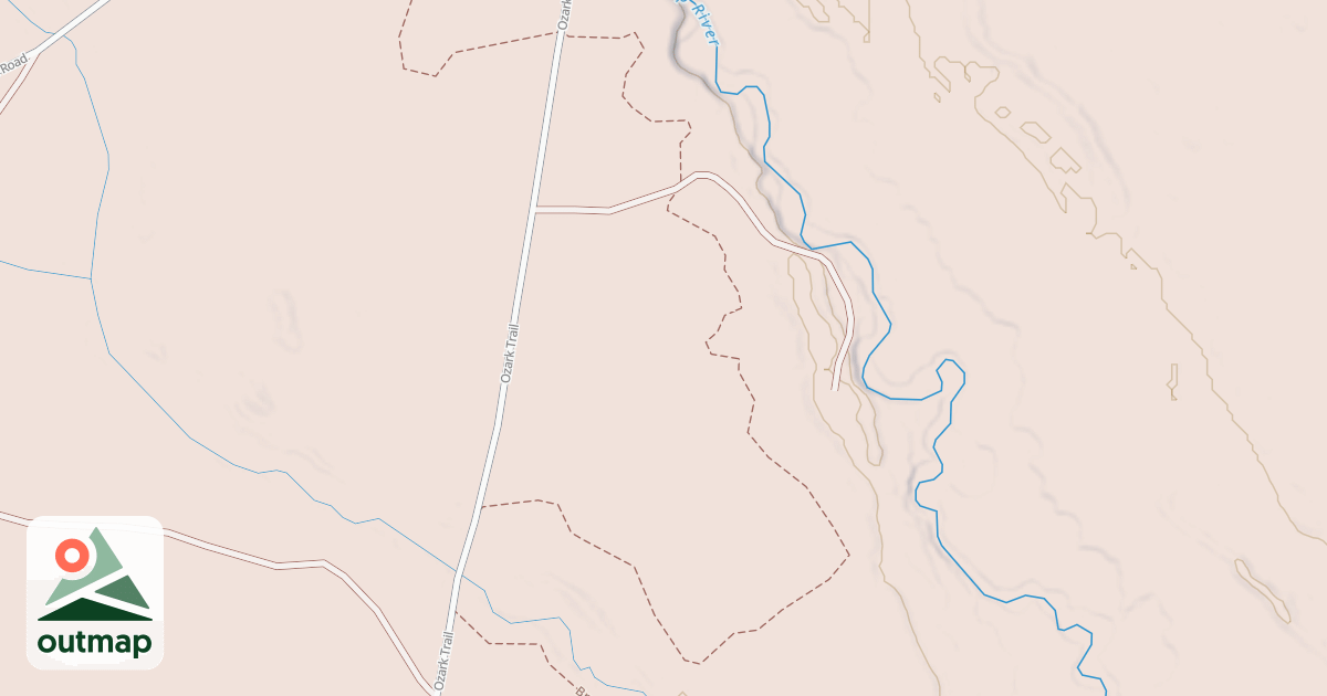 Map of Brevort-trout Lake Motorcycle Trail