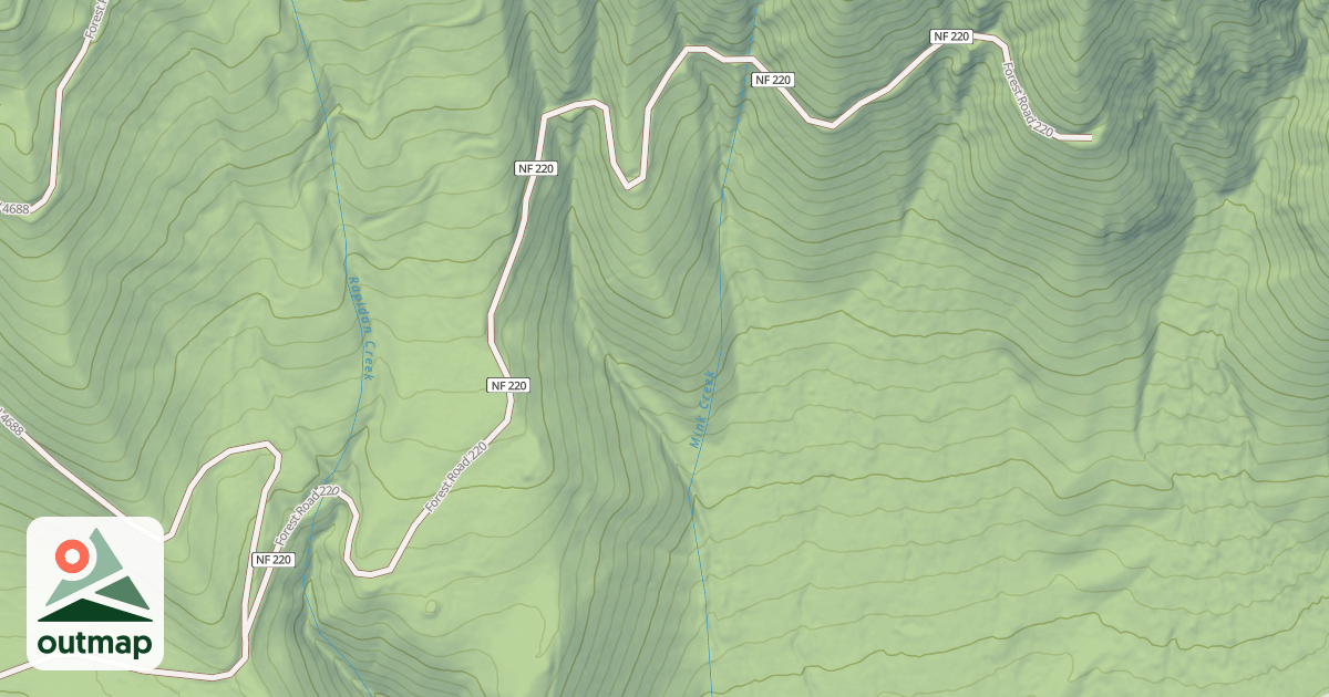 Map of USFS Motor Vehicle Use Map Roads {2F800835-0FE7-48E1-BAAB-B85D7158064A}