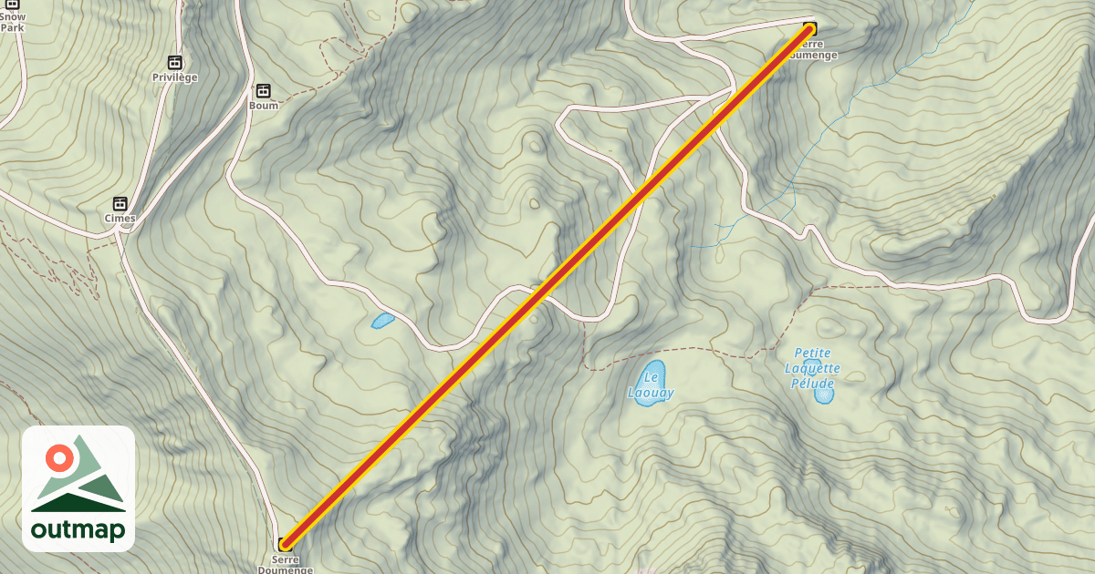 Map of Serre Doumenge