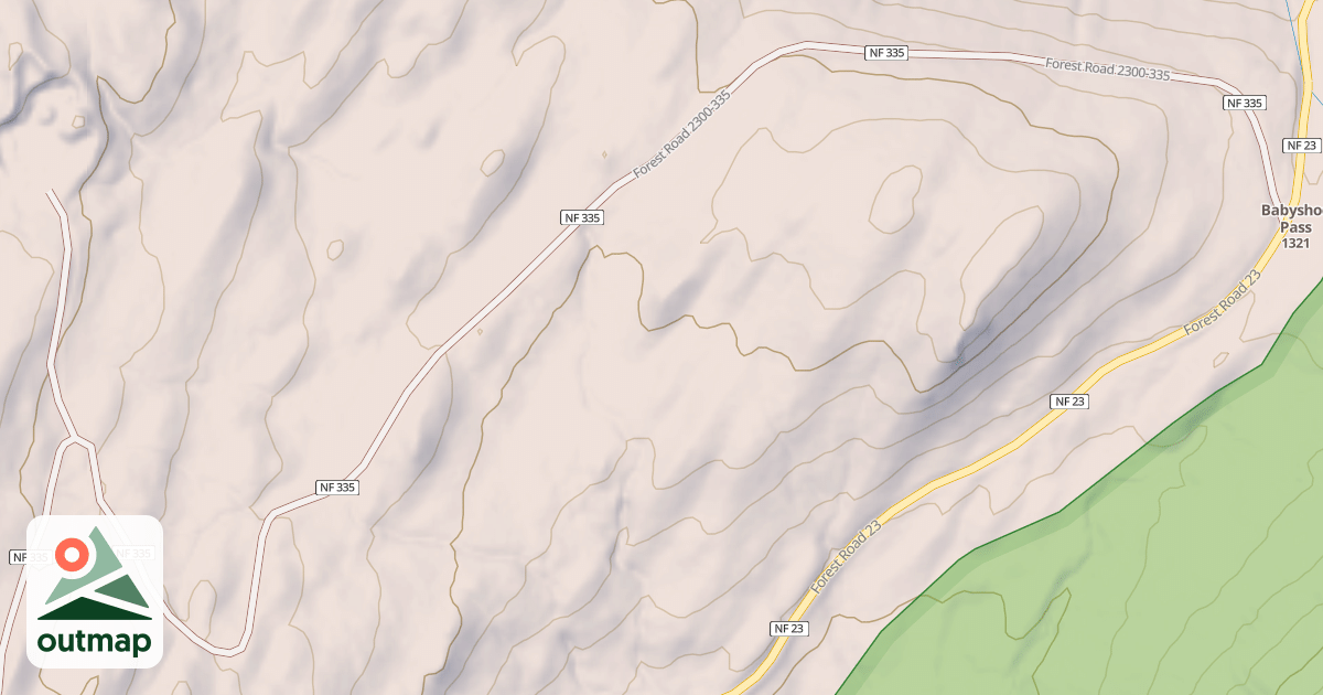 Map of BABY SHOE