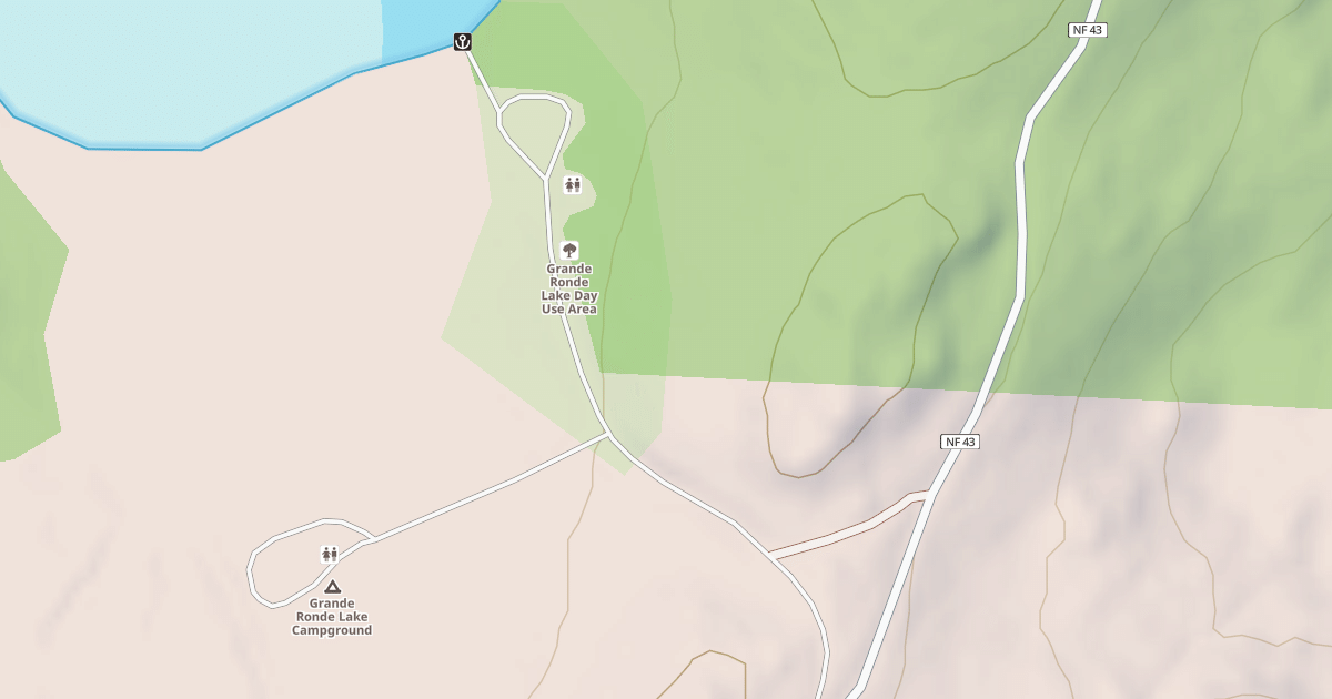 Map preview of USFS National Forest System Roads {7C8231A0-486C-41F8-91AC-6AA009570262}