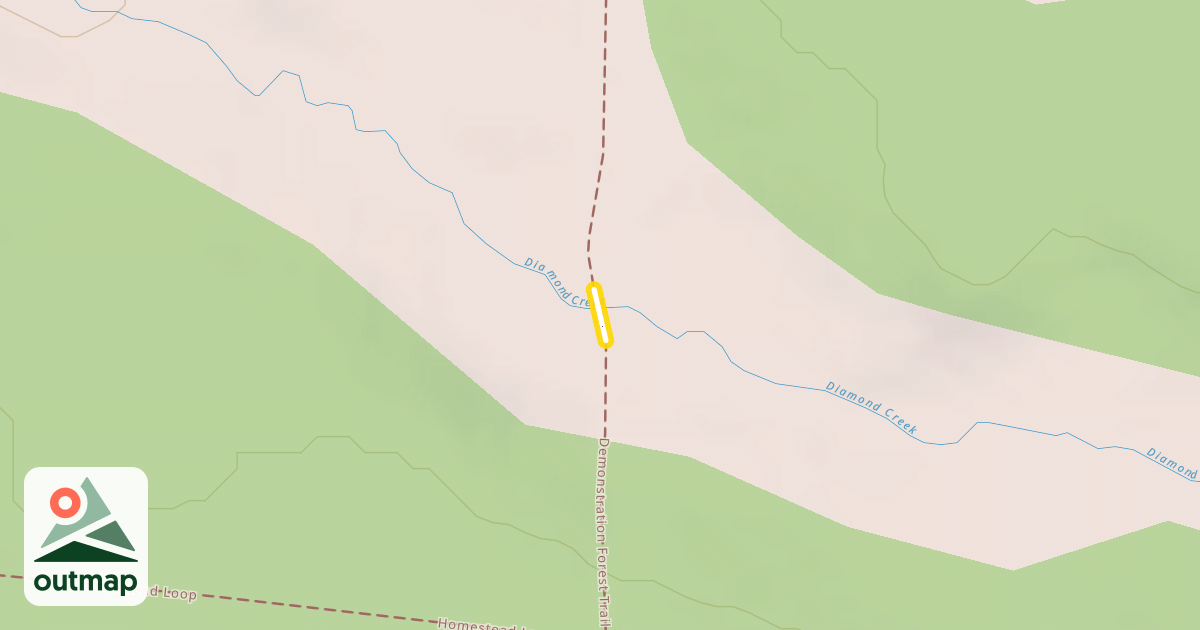 Map of Demonstration Forest Trail