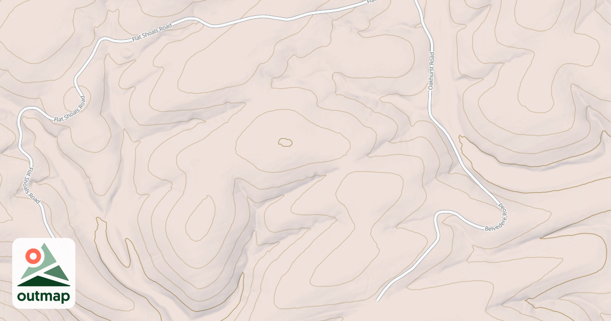 Map of NORTH WOODPECKER SPUR